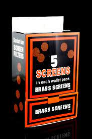 Brass Pipe Screens Box - M0128 | Carytown Tobacco Inc.